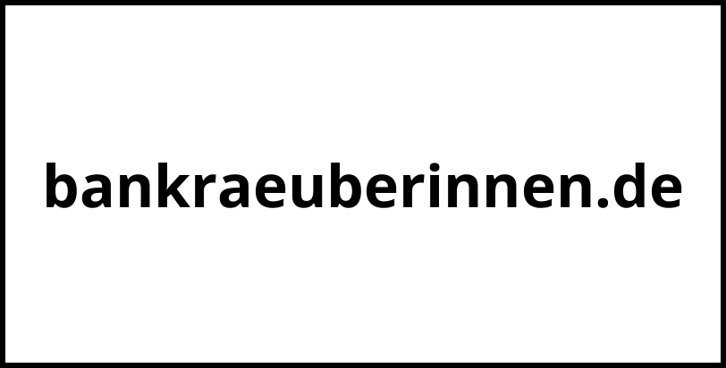 bankraeuberinnen.de