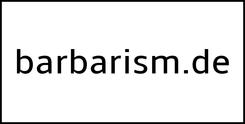 barbarism.de