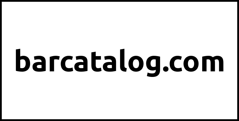 barcatalog.com