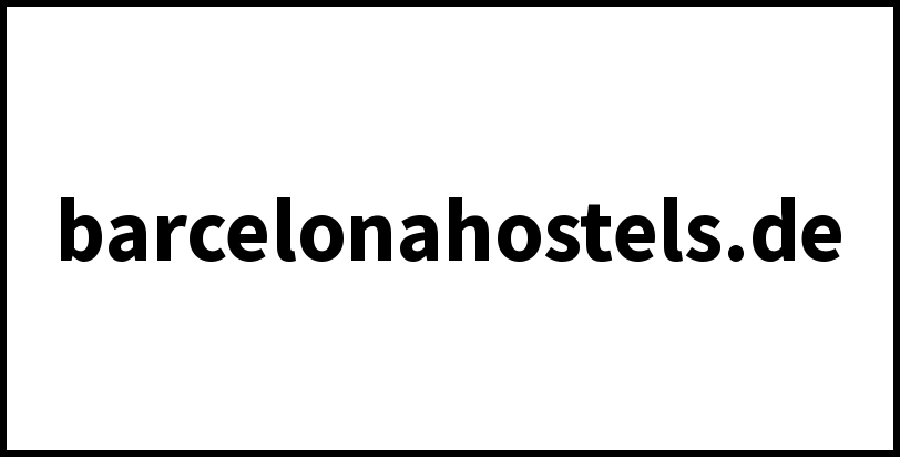 barcelonahostels.de