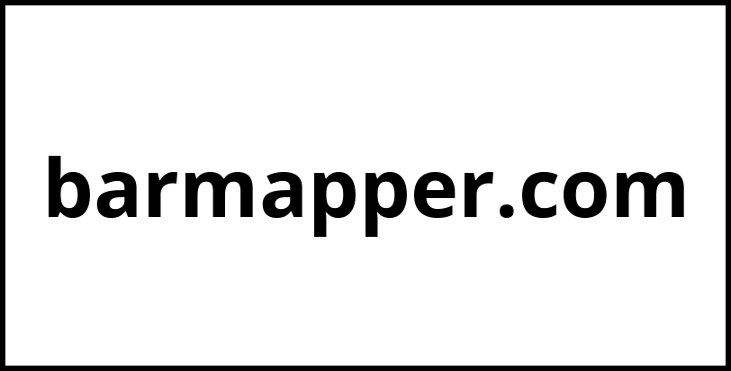 barmapper.com