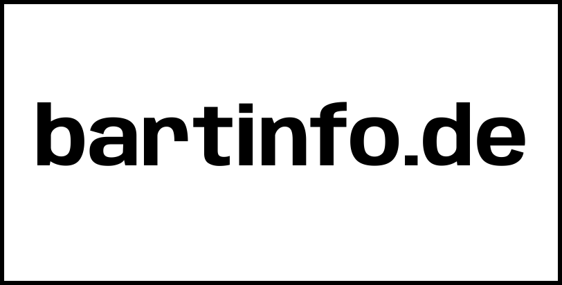 bartinfo.de