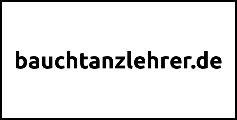 bauchtanzlehrer.de