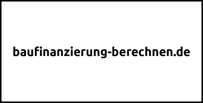 baufinanzierung-berechnen.de