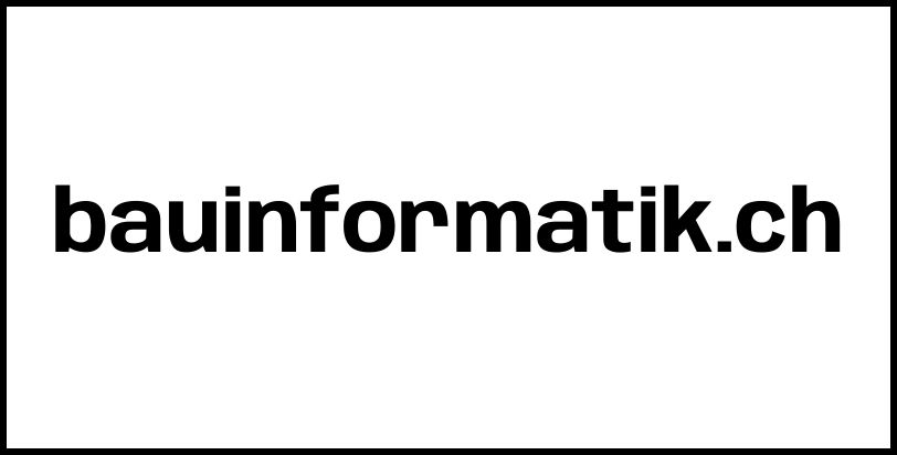 bauinformatik.ch