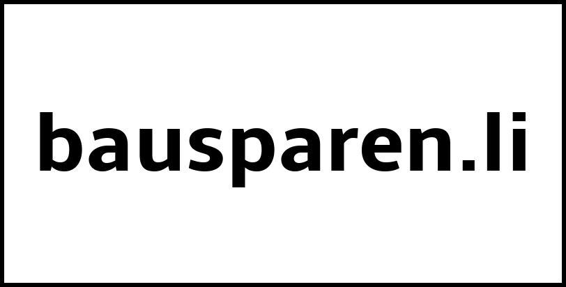 bausparen.li