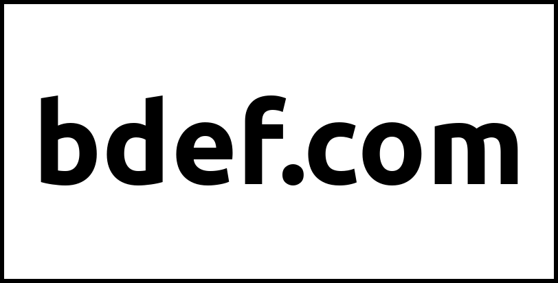 bdef.com