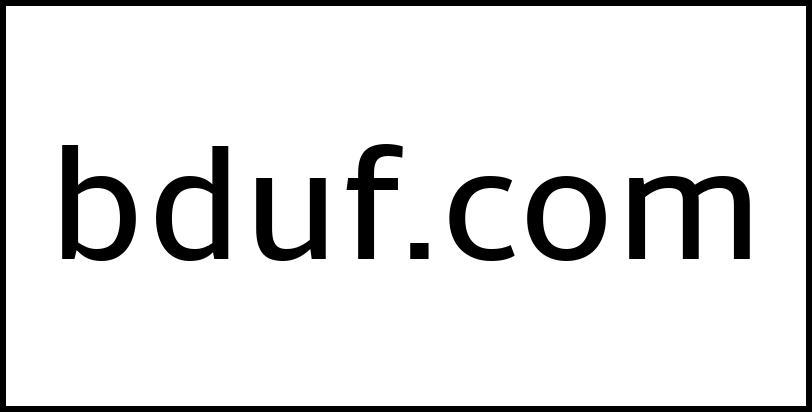 bduf.com