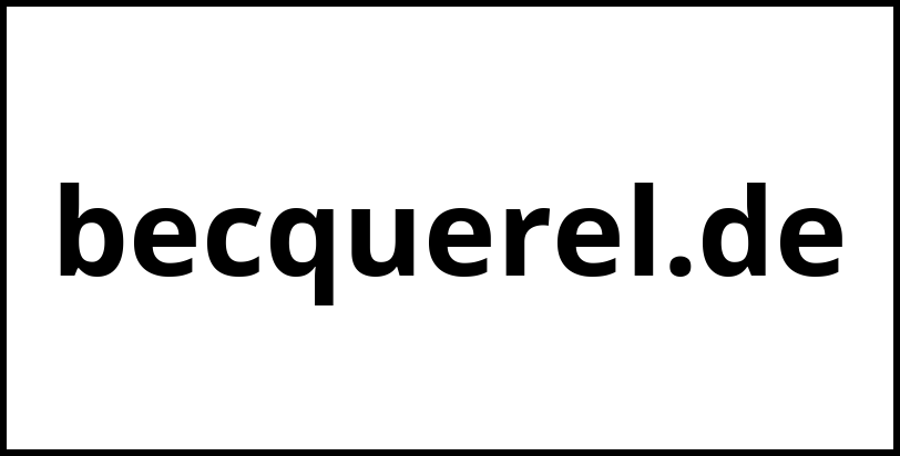 becquerel.de