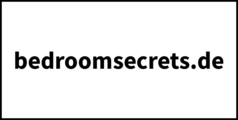 bedroomsecrets.de