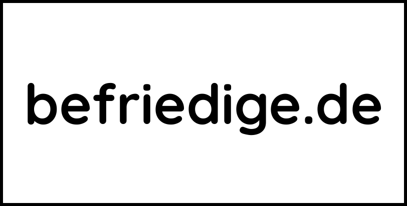 befriedige.de