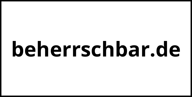 beherrschbar.de