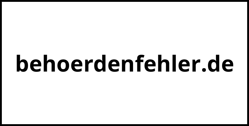 behoerdenfehler.de