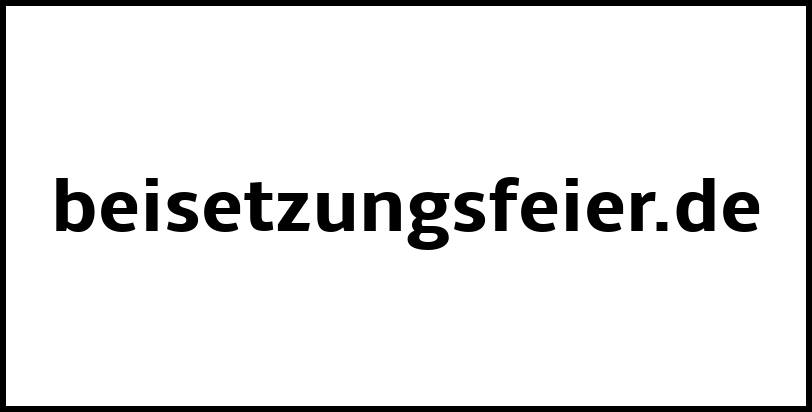 beisetzungsfeier.de