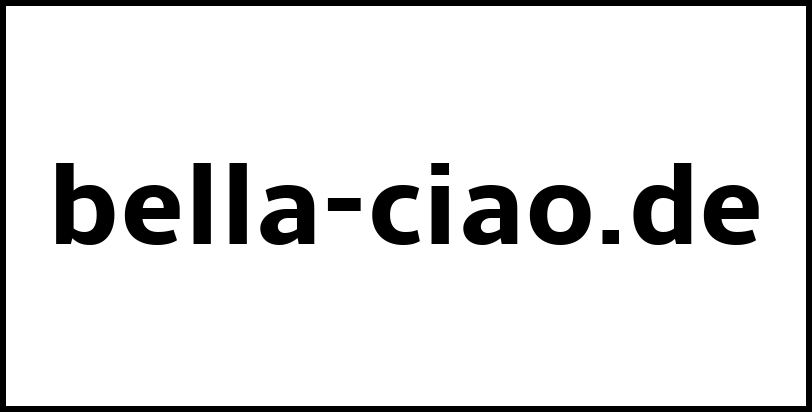 bella-ciao.de