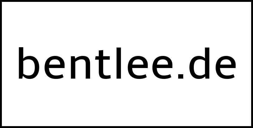 bentlee.de