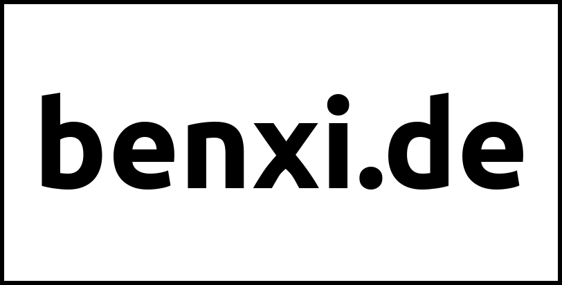 benxi.de