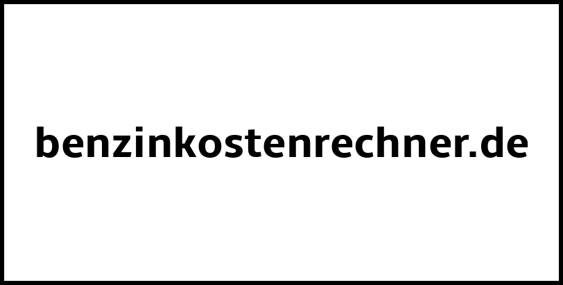 benzinkostenrechner.de