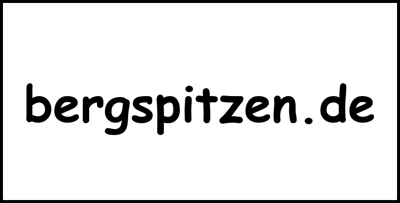 bergspitzen.de