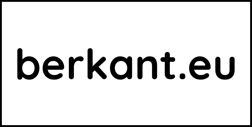 berkant.eu