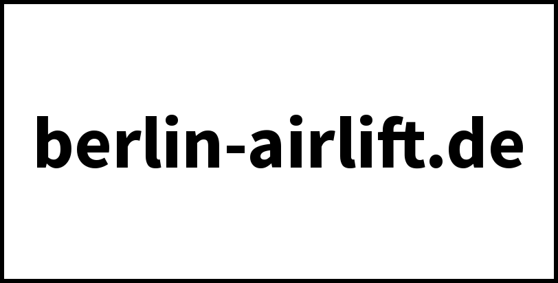 berlin-airlift.de