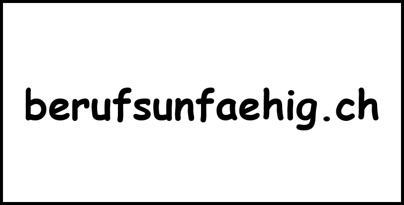 berufsunfaehig.ch