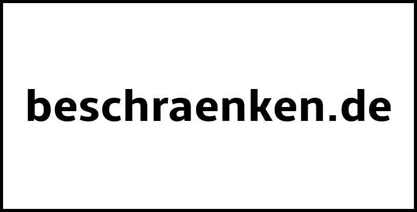 beschraenken.de