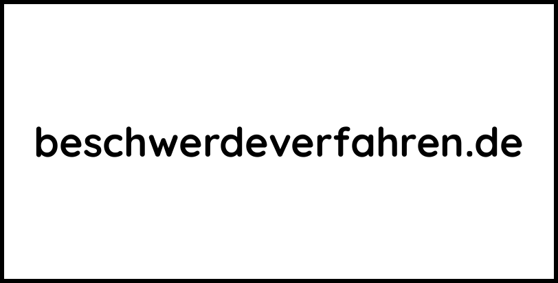 beschwerdeverfahren.de