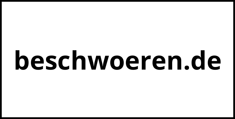 beschwoeren.de