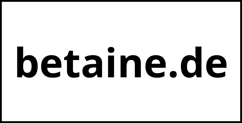 betaine.de