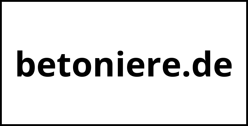 betoniere.de