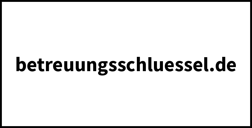 betreuungsschluessel.de