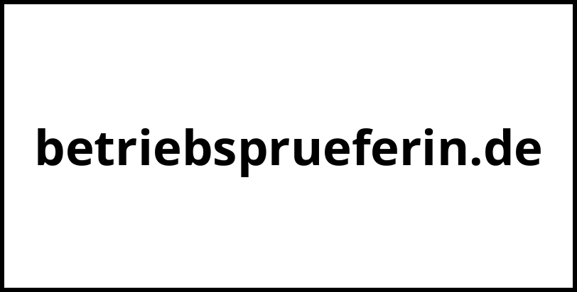 betriebsprueferin.de