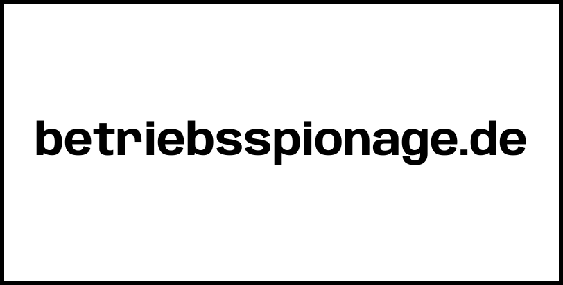 betriebsspionage.de