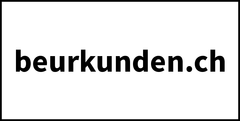 beurkunden.ch