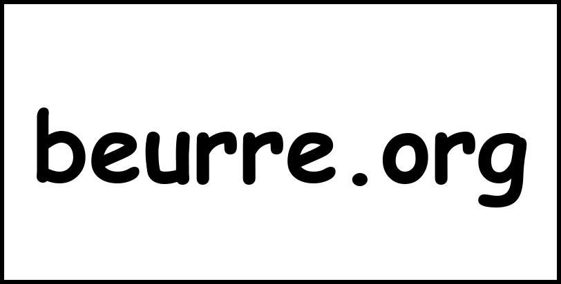 beurre.org