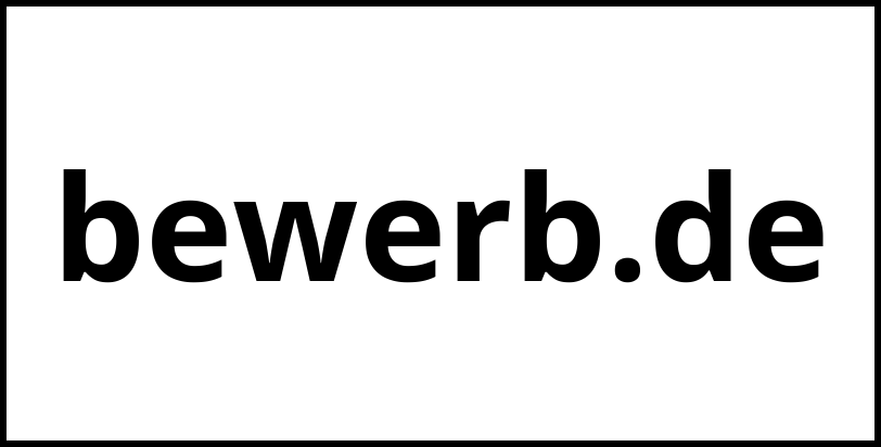 bewerb.de