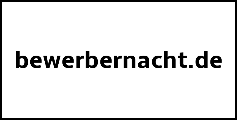 bewerbernacht.de