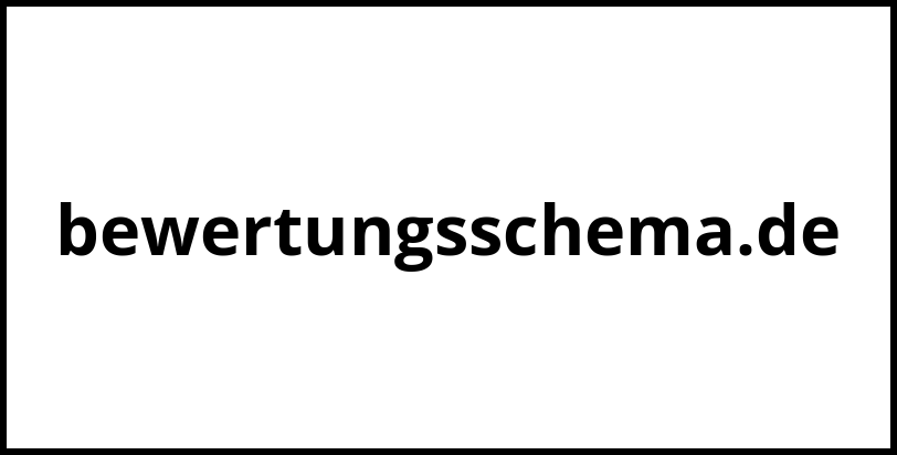 bewertungsschema.de