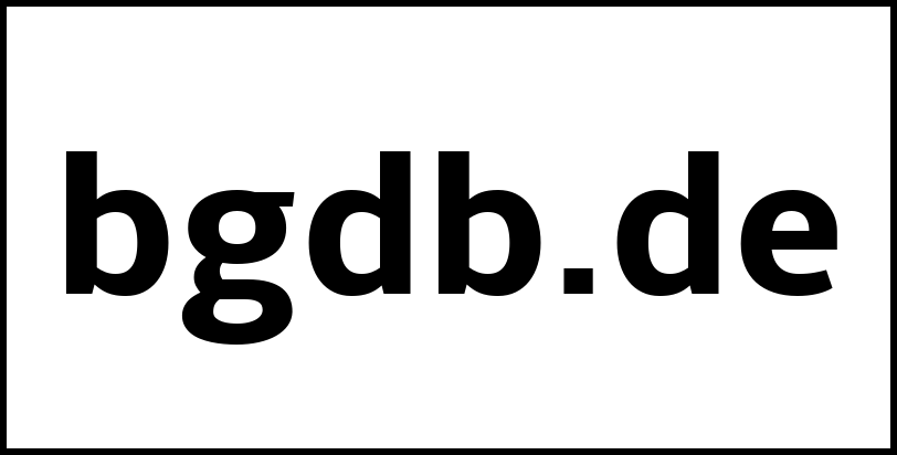 bgdb.de