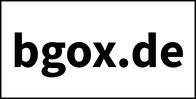 bgox.de
