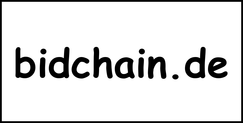 bidchain.de