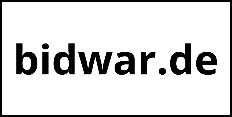 bidwar.de