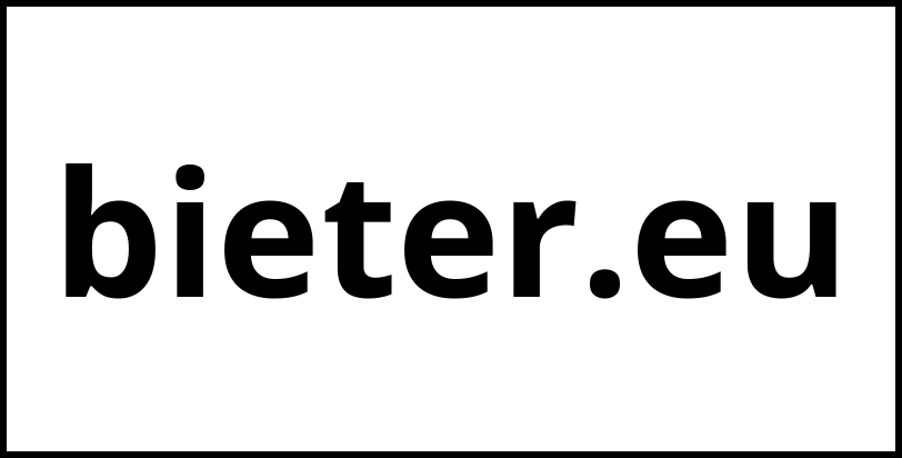 bieter.eu