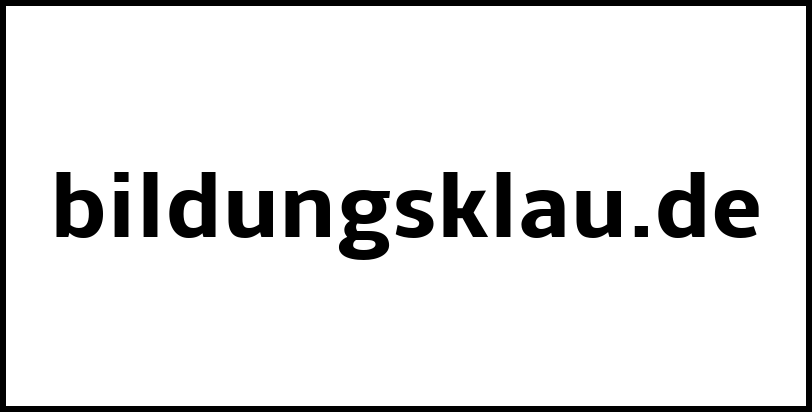 bildungsklau.de