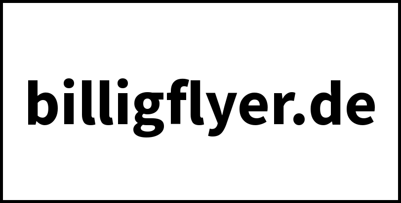 billigflyer.de