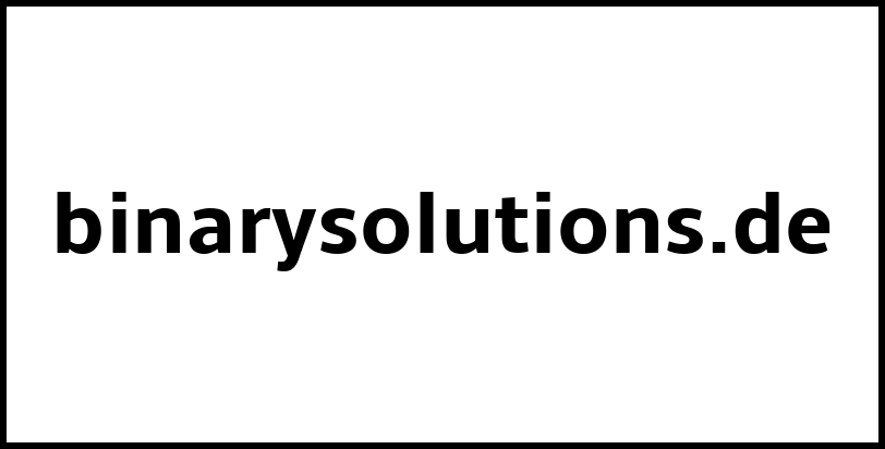 binarysolutions.de