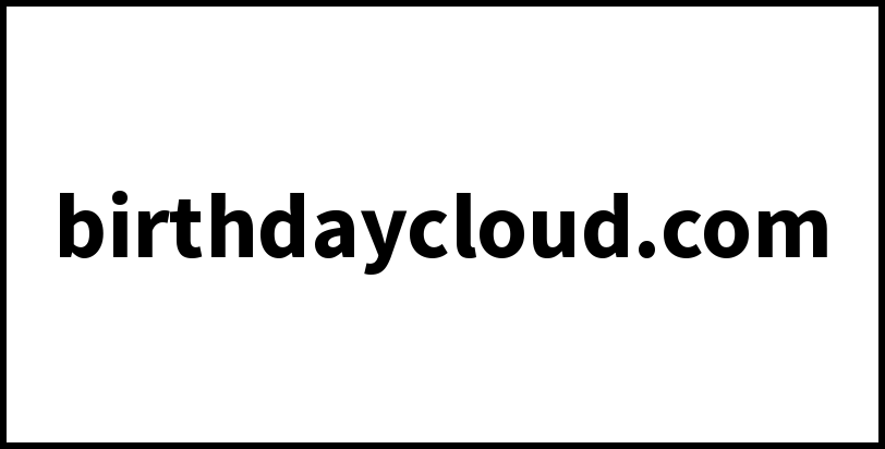 birthdaycloud.com