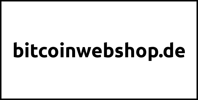 bitcoinwebshop.de