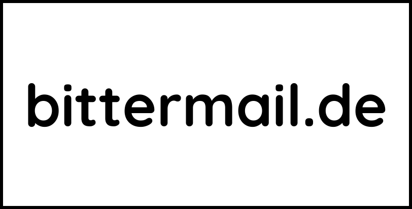 bittermail.de